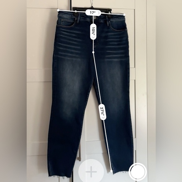 KUT From The Kloth High Rise Charlize Fab Ab Skinny Size 14 NWT - Picture 3 of 4